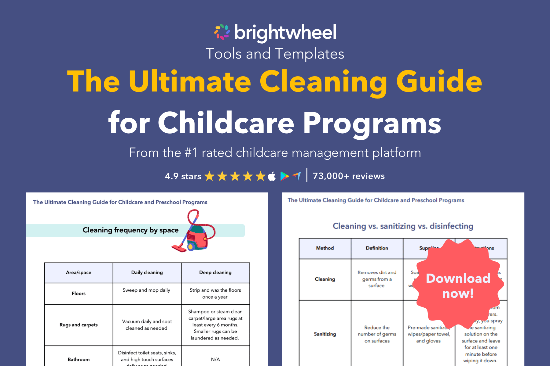 Childcare Cleaning Checklist - brightwheel