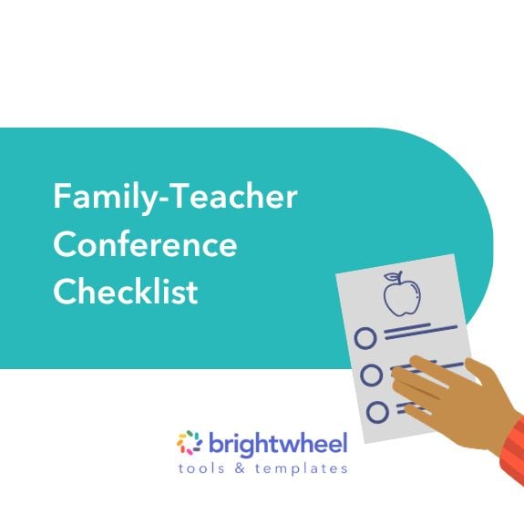 Family-Teacher Conference Checklist-brightwheel