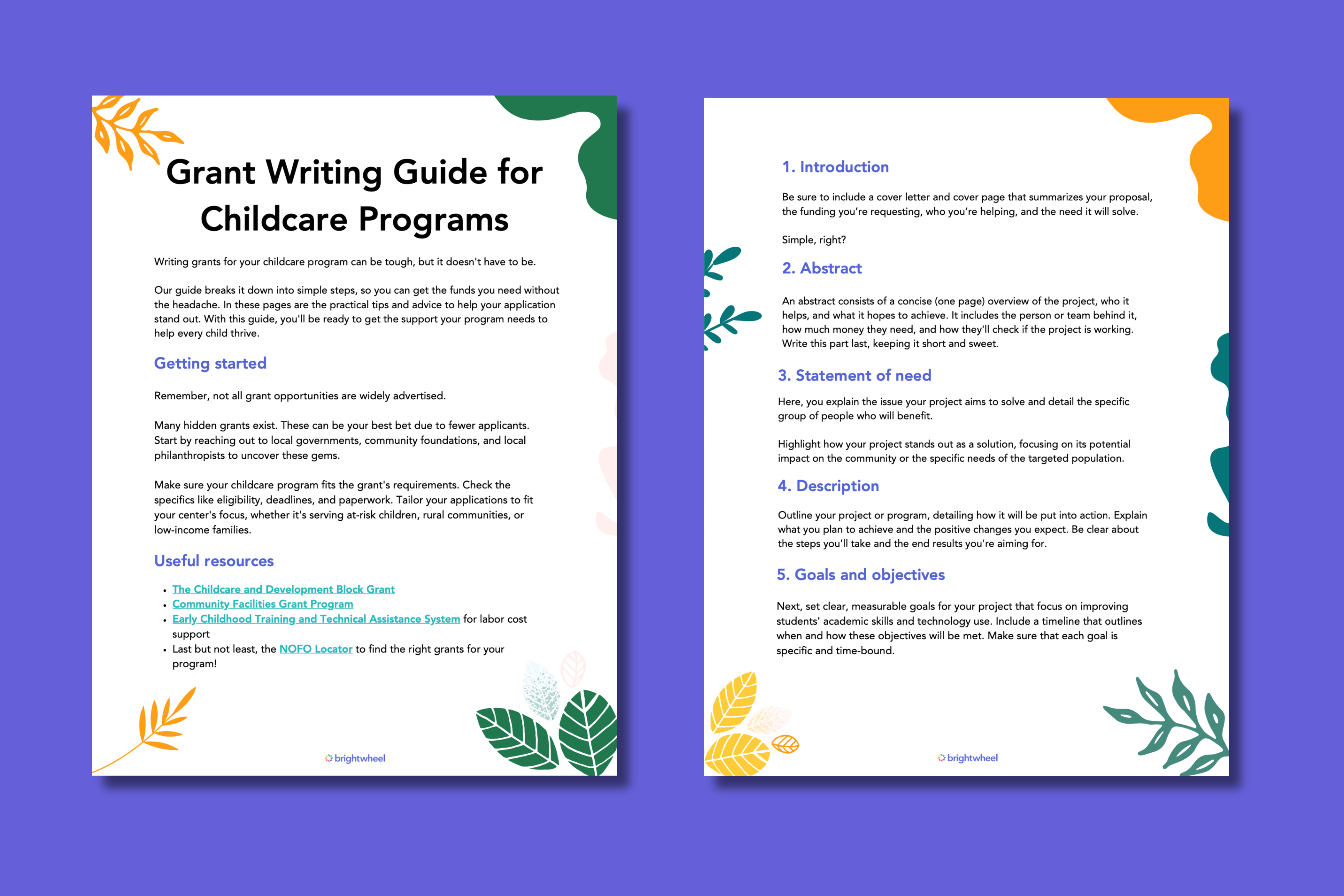 Guide Writing Guide - brightwheel