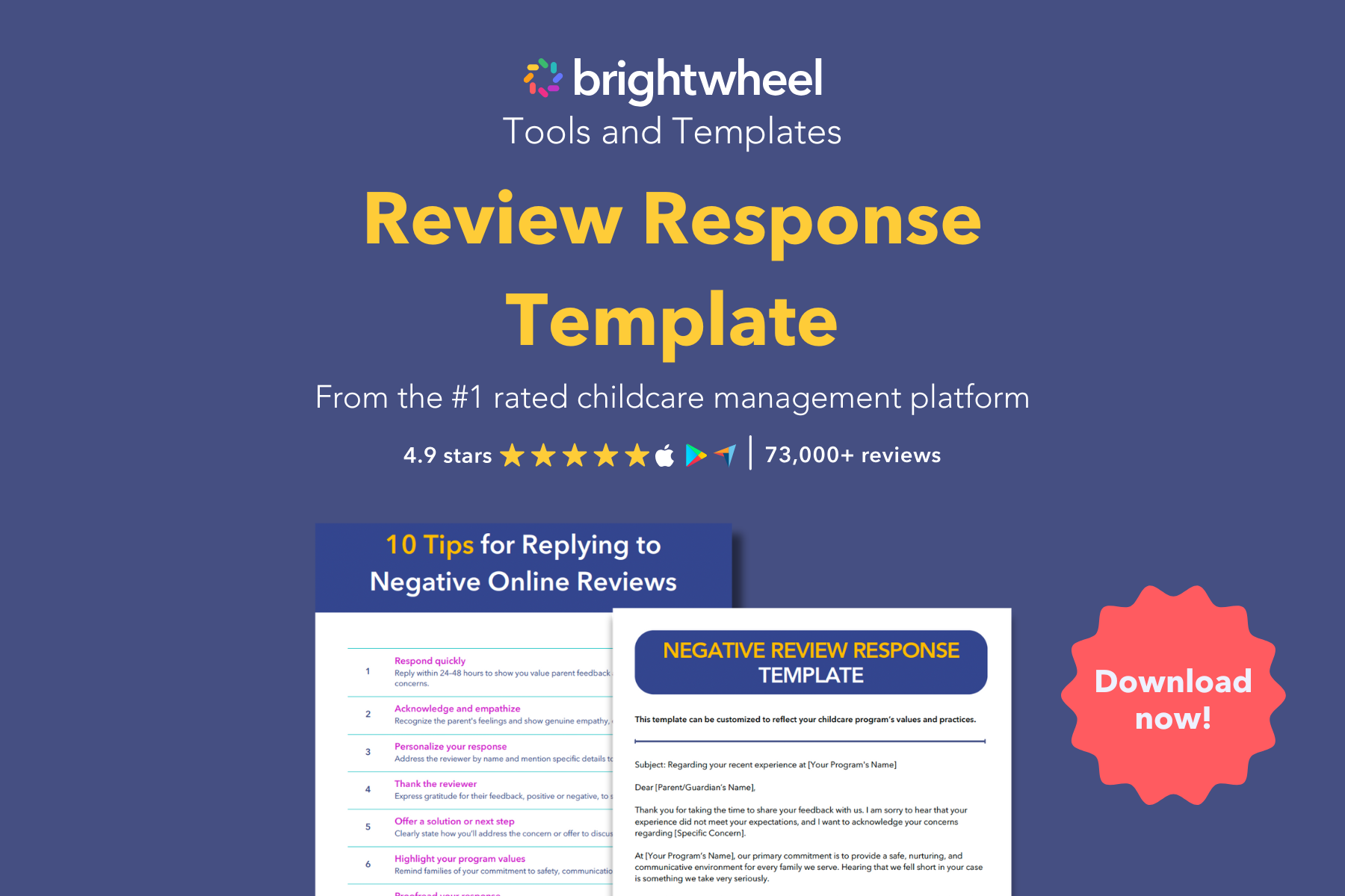 Review Response Template - brightwheel