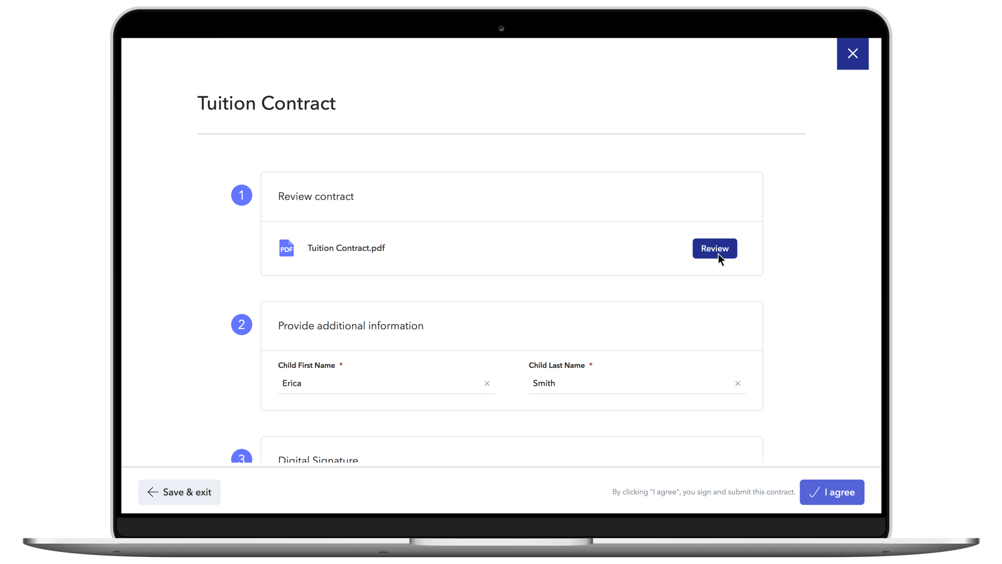 Review contract Review contract