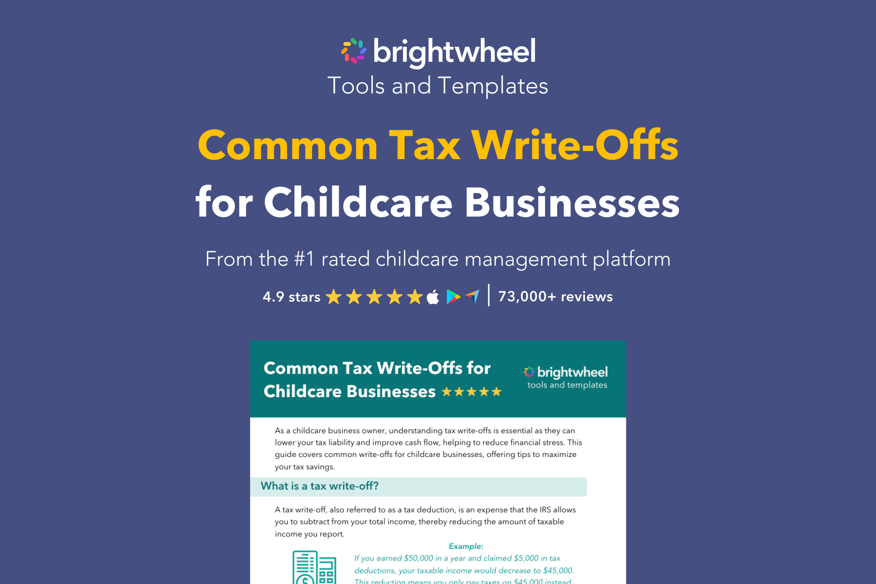 Tax Write-Offs for Childcare Businesses - brightwheel