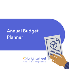 Annual Budget Planner - brightwheel