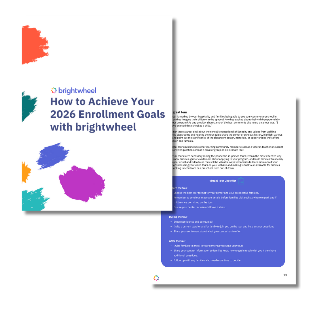eBook: How to Achieve Your Enrollment Goals with brightwheel