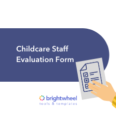 Childcare Staff Evaluation Form