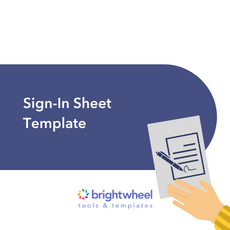 Sign-In Sheet Template - brightwheel
